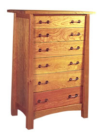 6 Drawer Tall Dresser